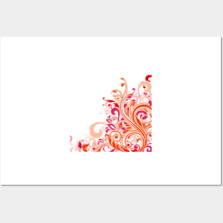 Abstract Floral Design 10 Posters and Art